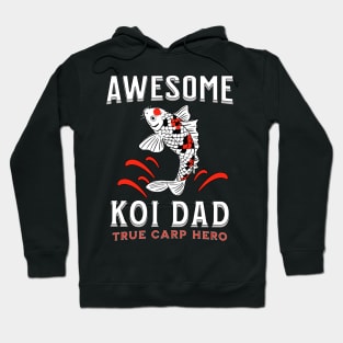 Awesome Koi Dad Carp Hero Hoodie